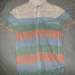 Mens short sleeve button up